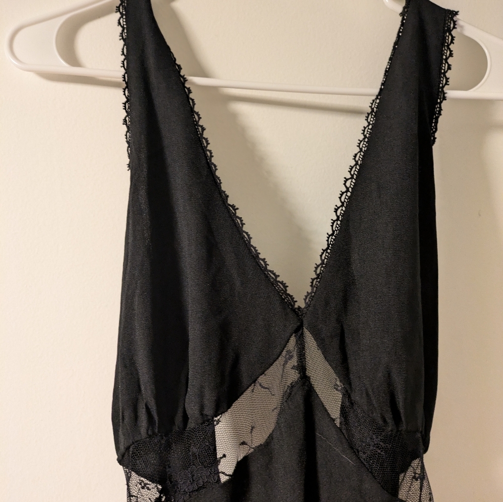 Wild Fable black midi dress NWT